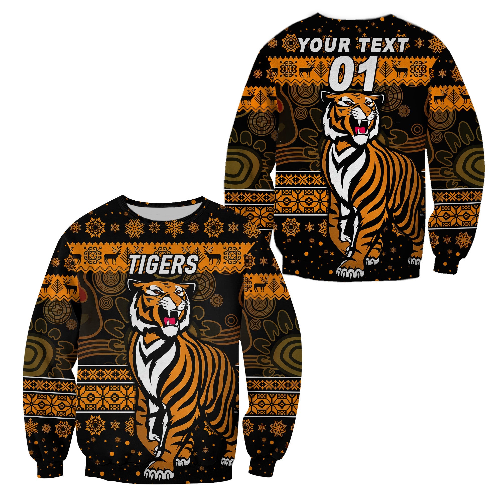 custom-personalised-wests-tigers-sweatshirt-christmas-simple-style