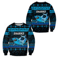 cronulla-sutherland-sharks-sweatshirt-christmas-simple-style-black