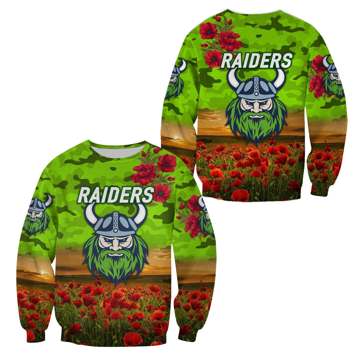 canberra-raiders-anzac-2022-sweatshirt-poppy-flowers-vibes