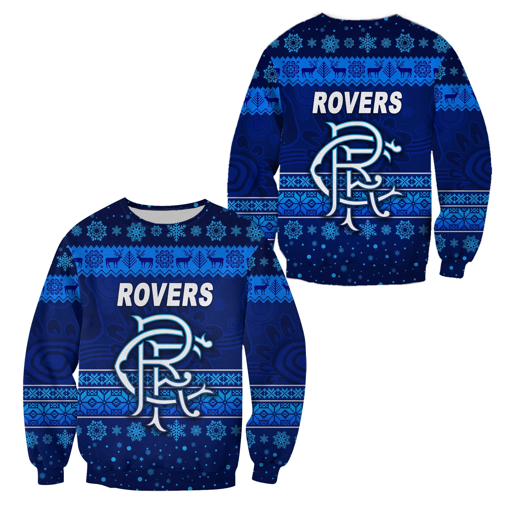 rovers-football-club-sweatshirt-christmas-simple-style