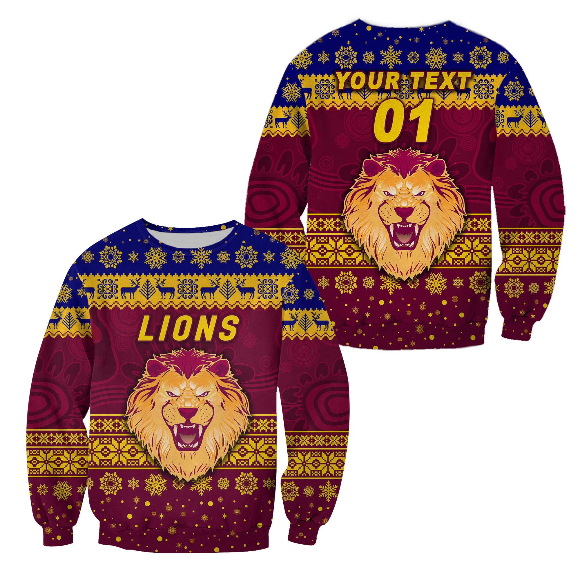 custom-personalised-brisbane-lions-sweatshirt-christmas-simple-style