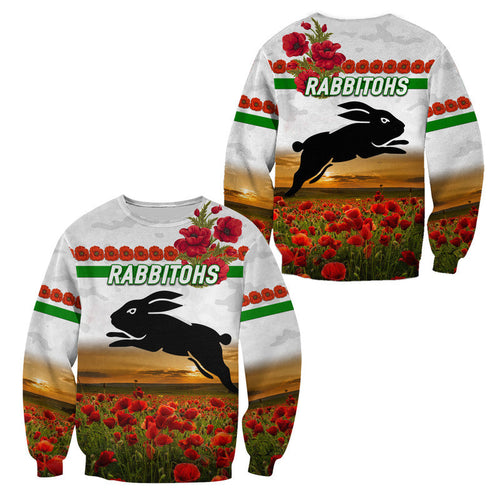south-sydney-rabbitohs-anzac-2022-sweatshirt-poppy-flowers-vibes-white