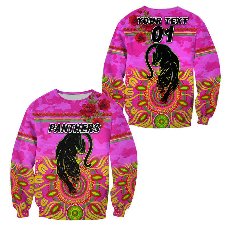 custom-personalised-penrith-panthers-anzac-2022-sweatshirt-indigenous-vibes-pink