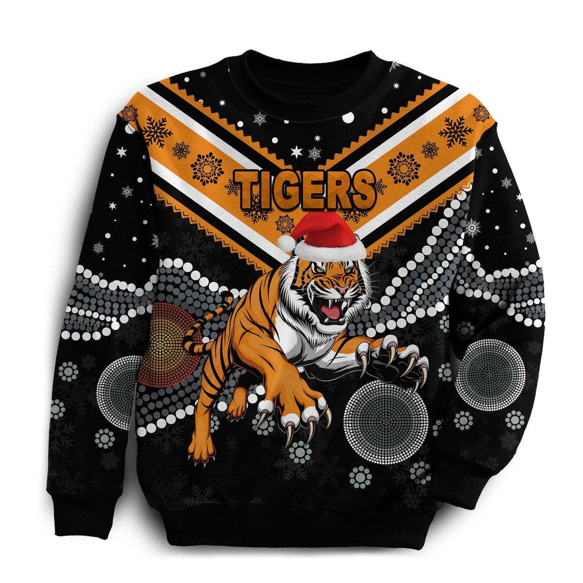 wests-christmas-sweatshirt-tigers-indigenous