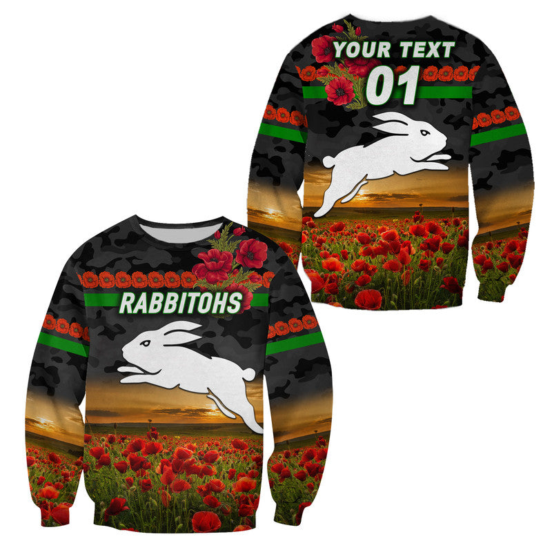 custom-personalised-south-sydney-rabbitohs-anzac-2022-sweatshirt-poppy-flowers-vibes-black