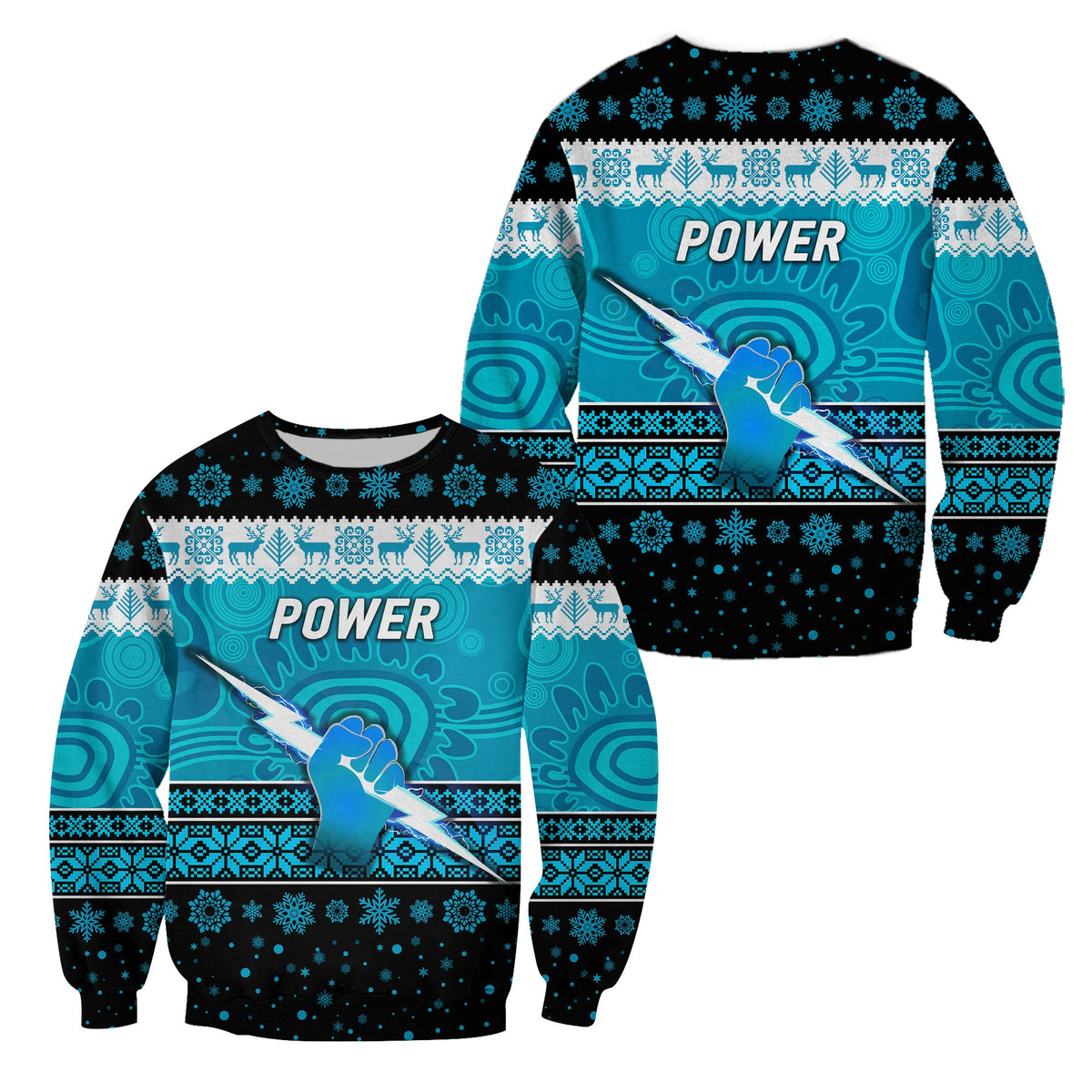 port-adelaide-power-sweatshirt-christmas-simple-style