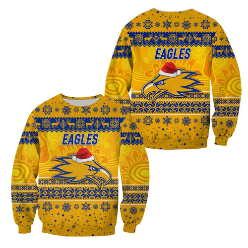 west-coast-eagles-sweatshirt-christmas-simple-style-gold
