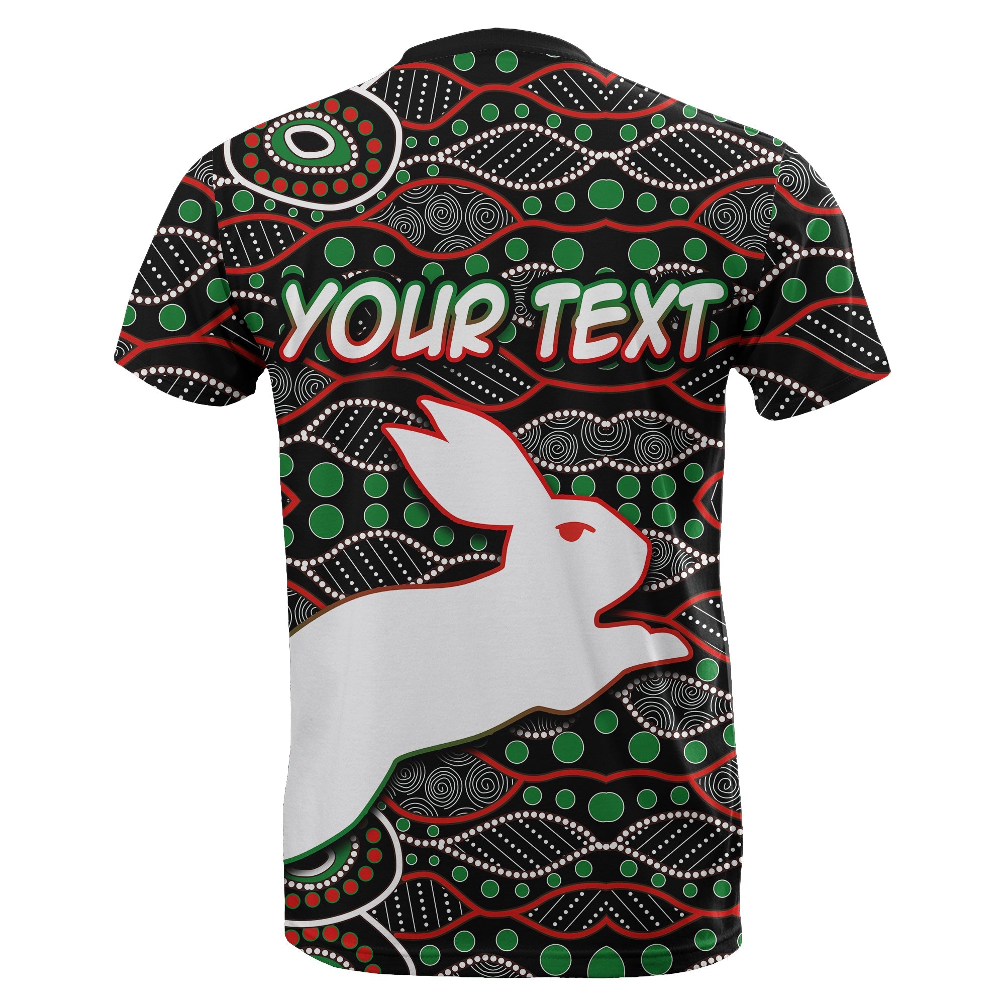 custom-personalised-south-sydney-rabbitohs-t-shirt-aboriginal-patterns