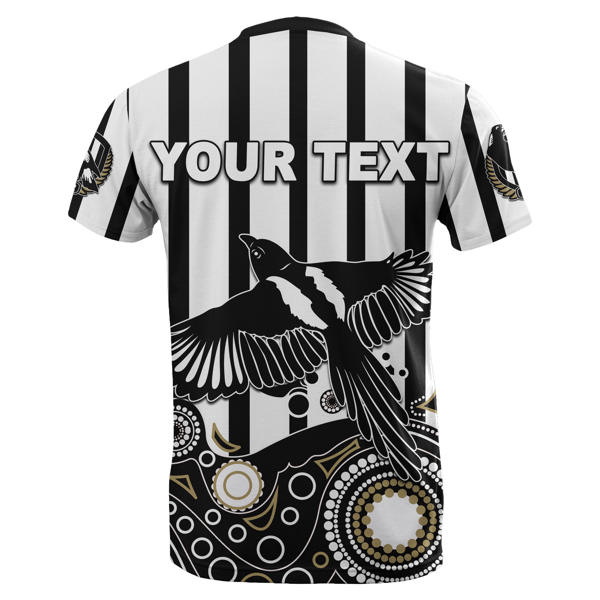 custom-personalised-magpies-t-shirt-aboriginal-simple