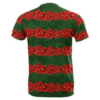 rabbitohs-t-shirt-poppy-flowers