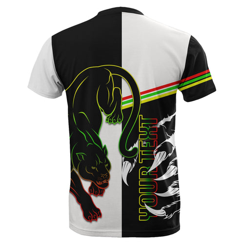 custom-personalisedpanthers-t-shirt-claws-half-black-white-style
