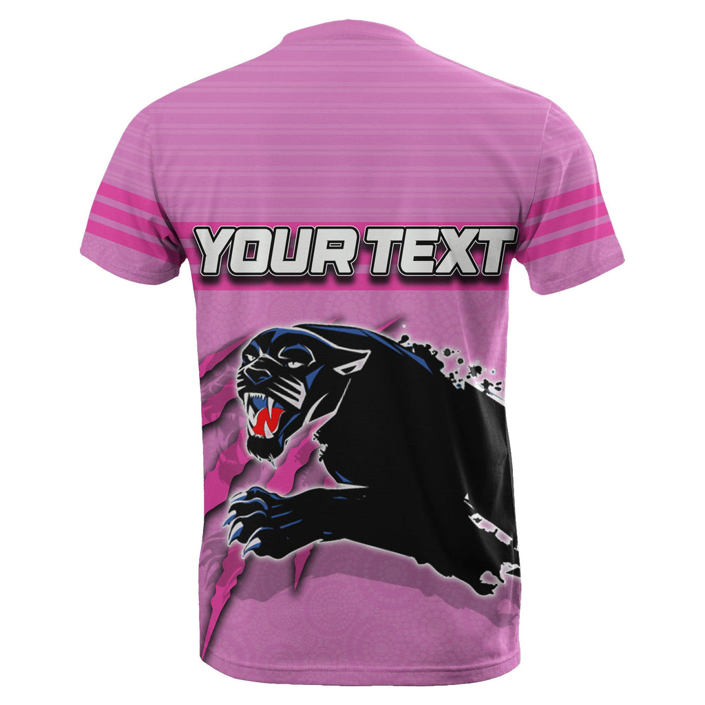 custom-personalisedpanthers-t-shirt-aboriginal-dot-patterns-pink-style