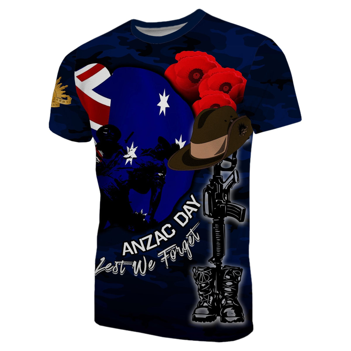 australia-anzac-day-t-shirt-army-no-1