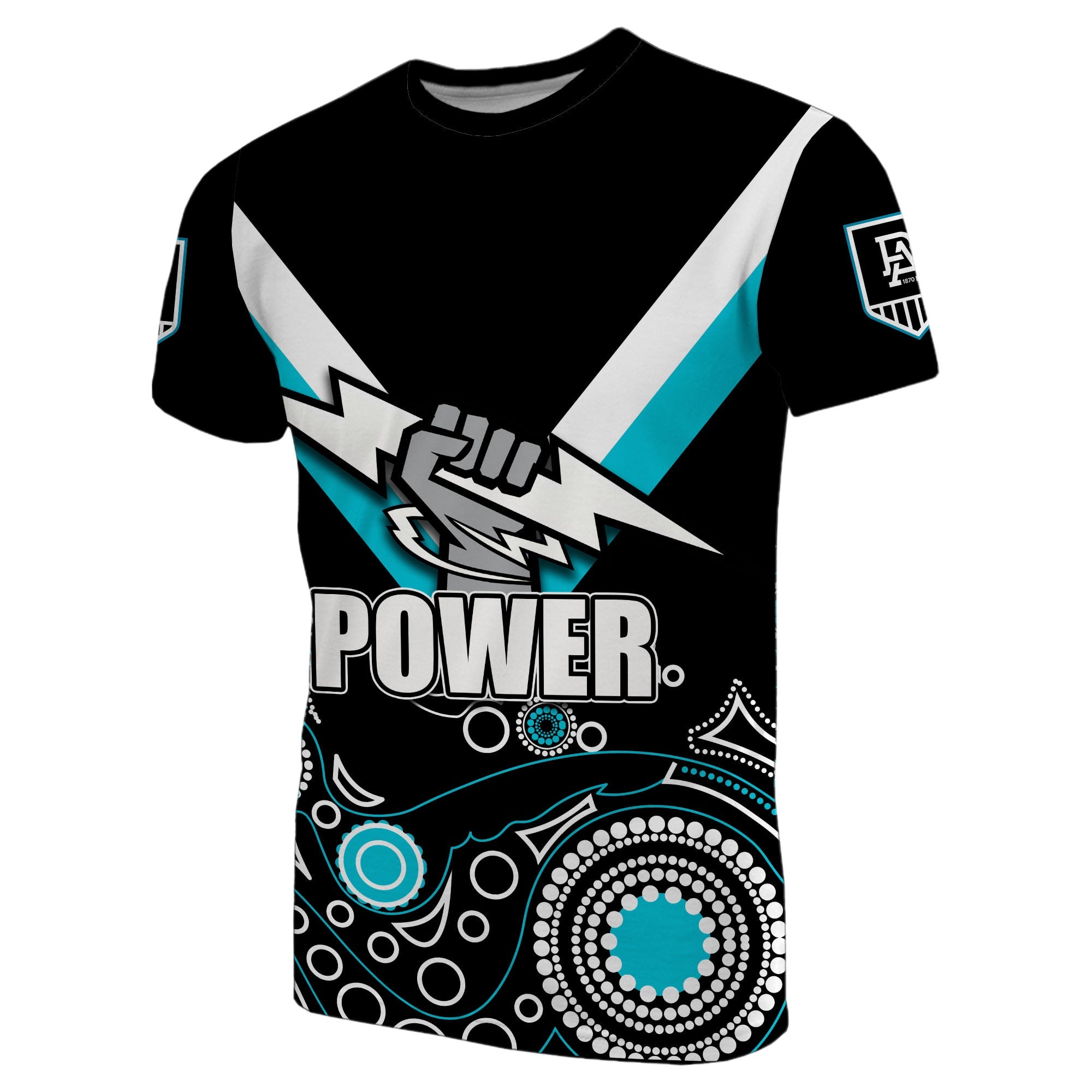 custom-personalised-port-adelaide-t-shirt-power-aboriginal-simple