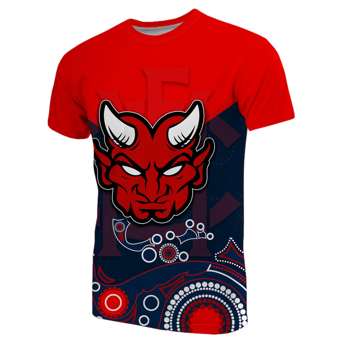 custom-personalised-demons-t-shirt-aboriginal-simple