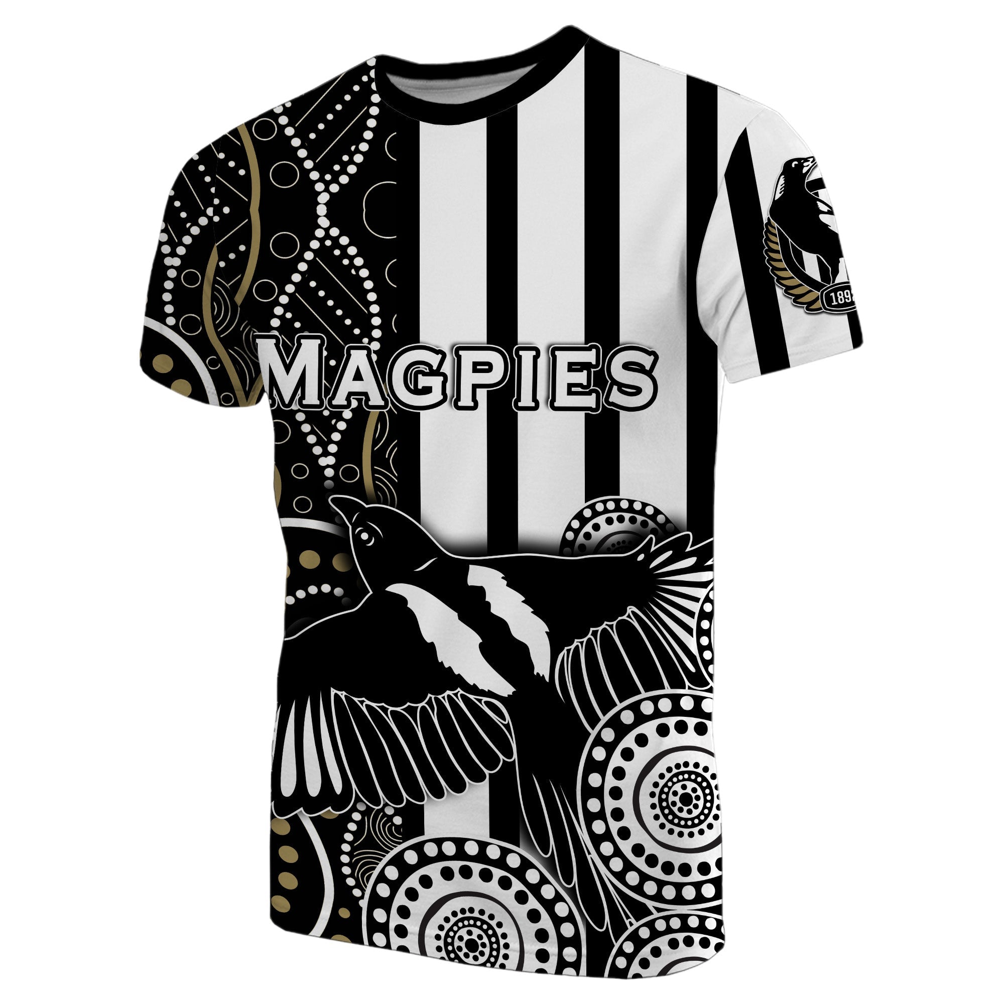 custom-personalised-magpies-indigenous-t-shirt