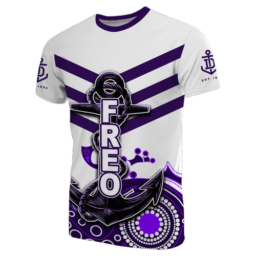 custom-personalised-fremantle-t-shirt-freo-aboriginal-simple-white-style