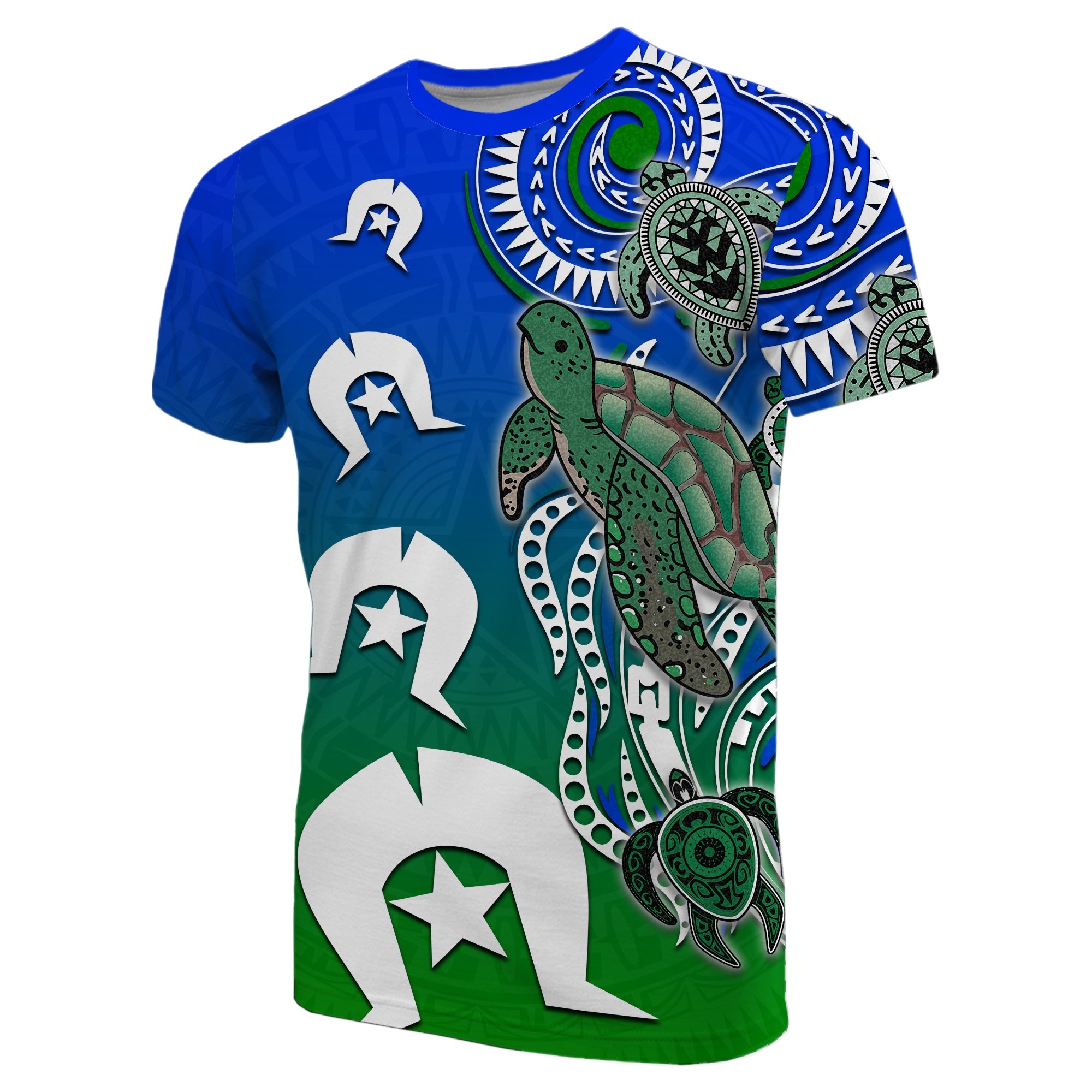 custom-personalised-torres-strait-islanders-t-shirt-turtle