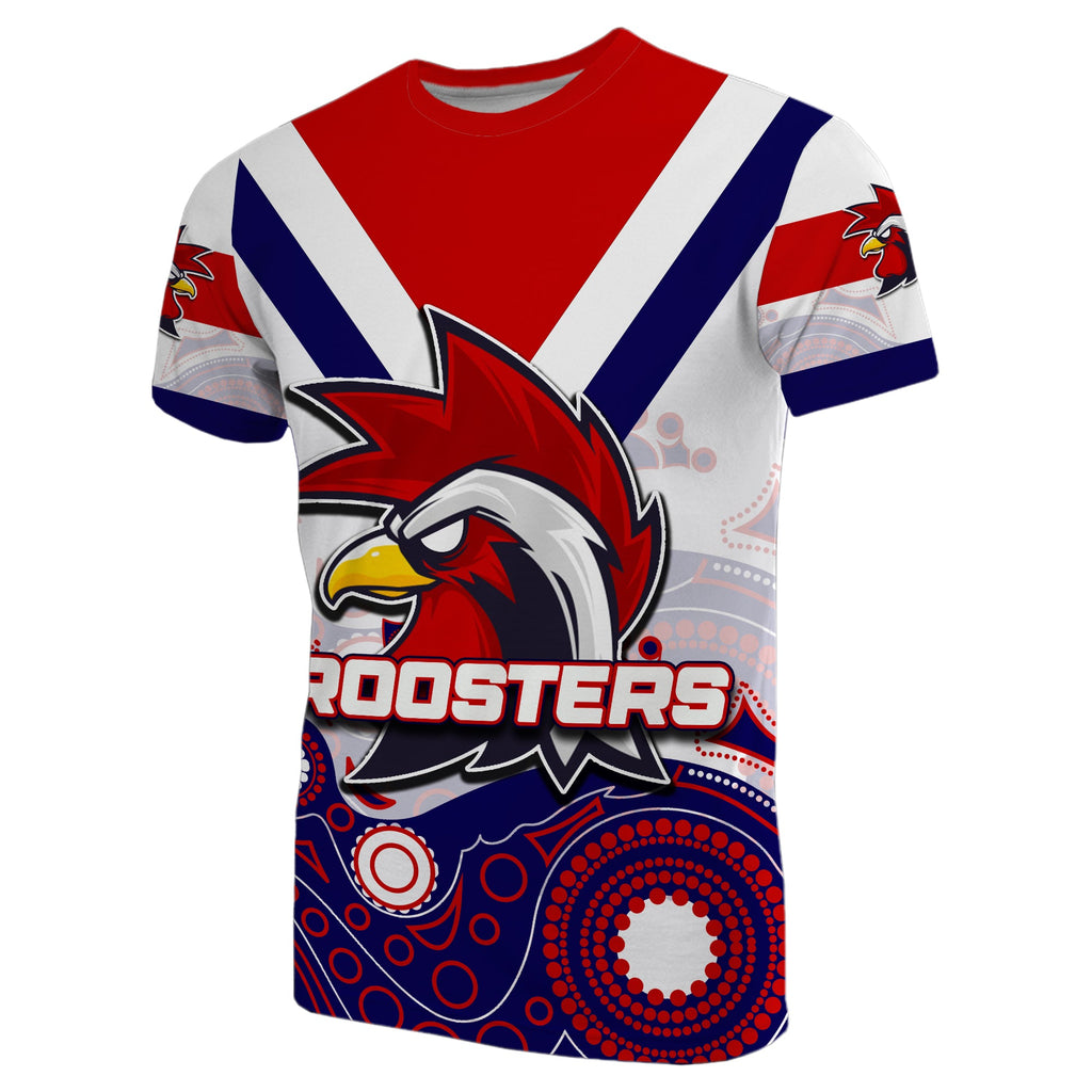 roosters-t-shirt-aboriginal-white-style