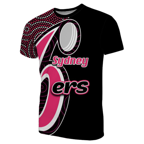 custom-personalisedsydney-sixers-t-shirt-cricket-aboriginal-dot-patterns