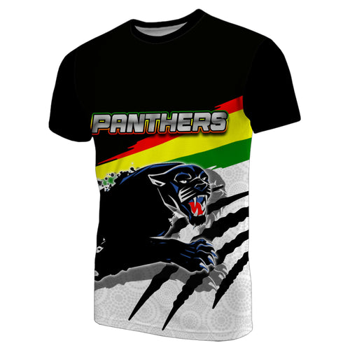 custom-personalisedpanthers-t-shirt-aboriginal-dot-patterns