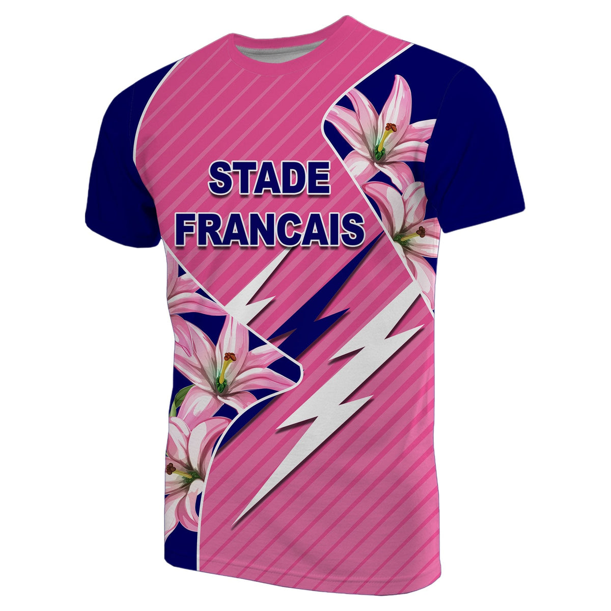 stade-francais-t-shirt-pink-lillies