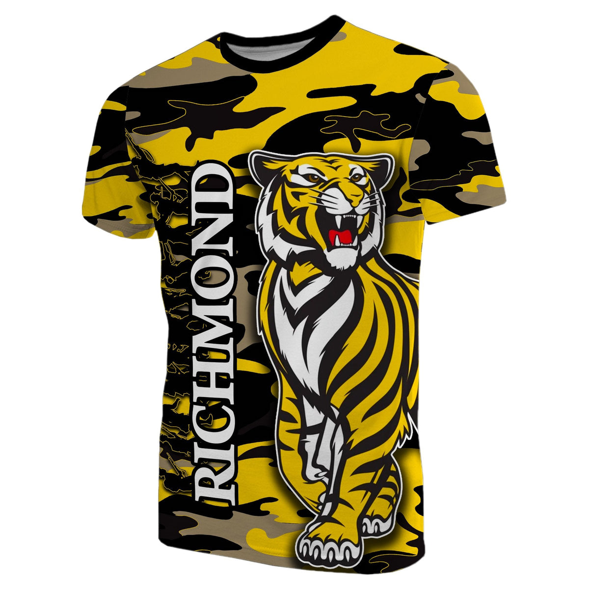 richmond-tigers-t-shirt-anzac-day-army-style