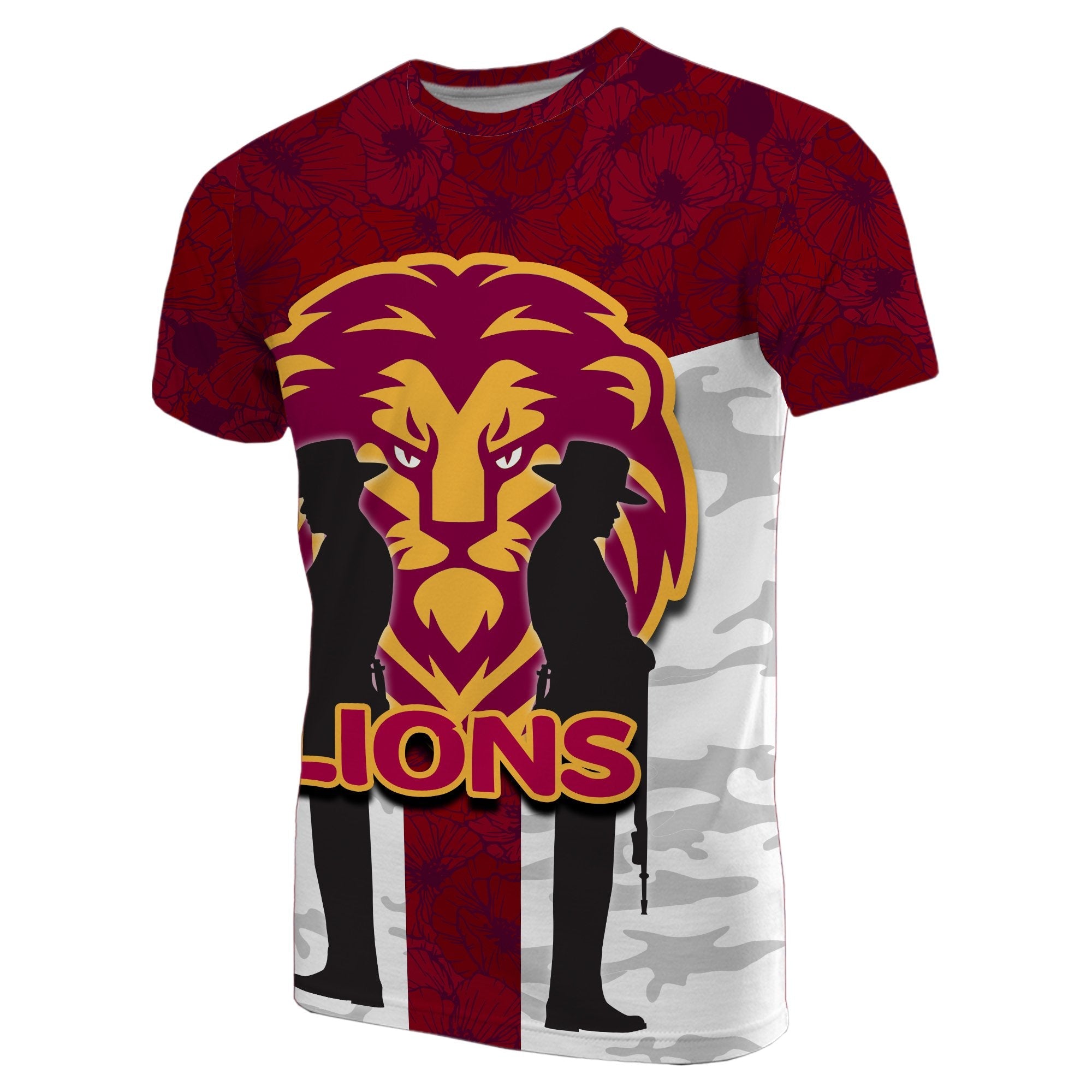 brisbane-lions-t-shirt-anzac-day-poppy-flowers-style