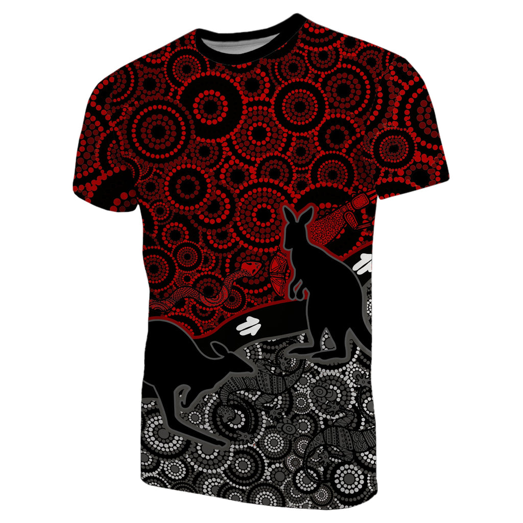 custom-personalised-aboriginal-circles-t-shirt-animals