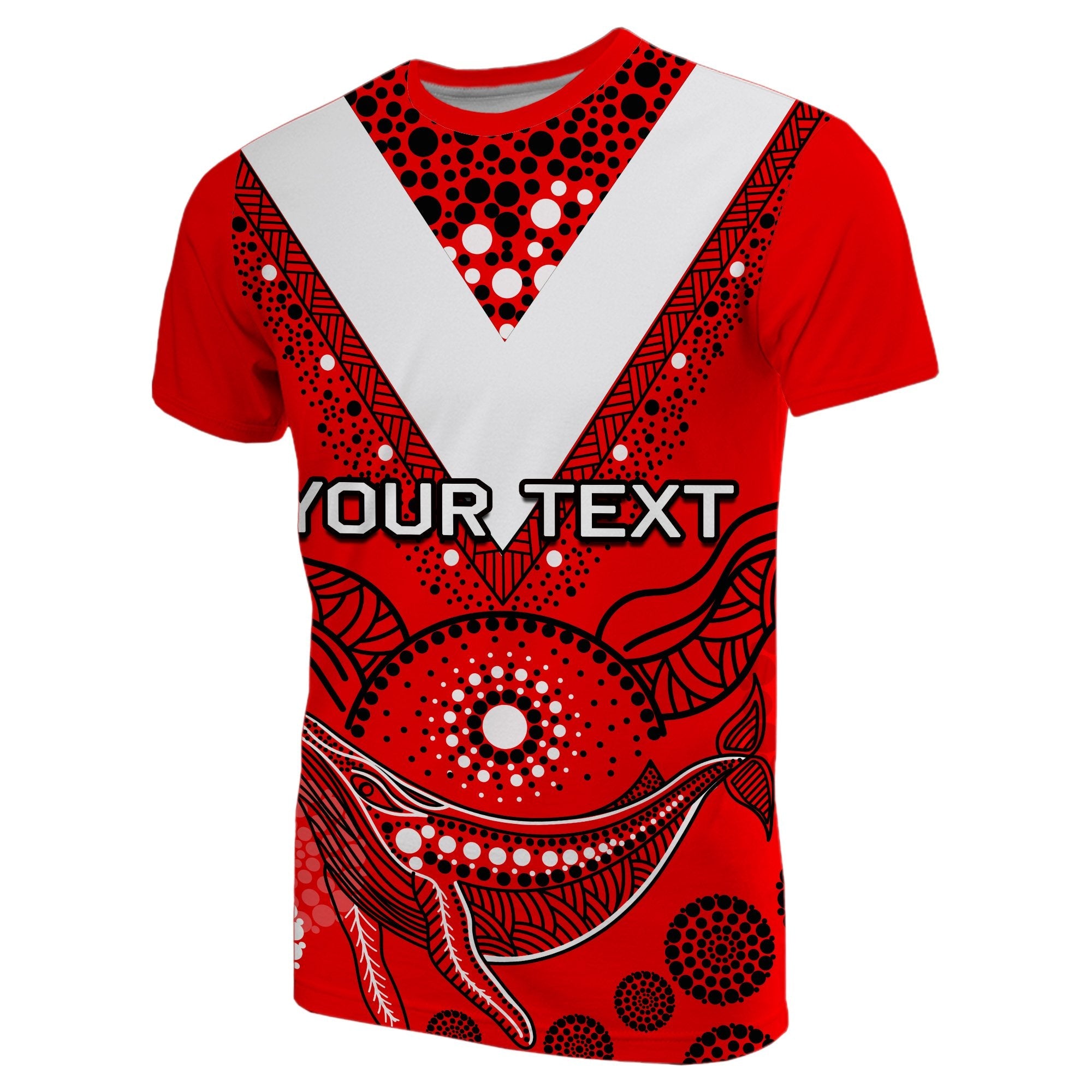 custom-personalisedst-george-t-shirt-aboriginal-red