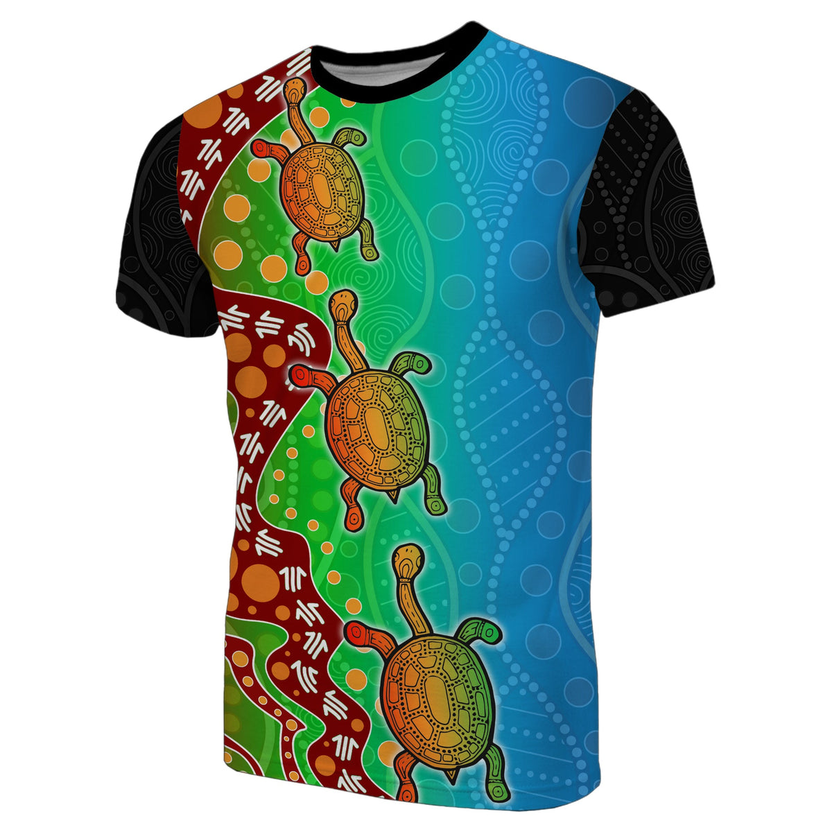 custom-personalised-aboriginal-t-shirt-turtle
