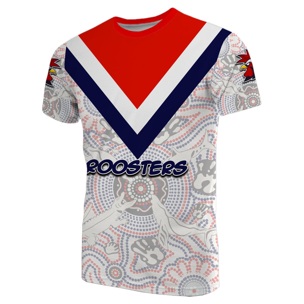 roosters-aboriginal-t-shirt