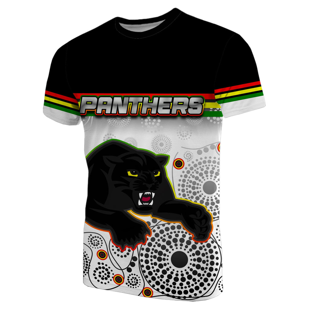 custom-personalised-panthers-t-shirt-aboriginal-patterns-white