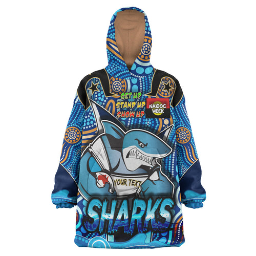 sharks-rugby-snug-hoodie-custom-sharks-rugby-ball-with-aboriginal-culture-and-naidoc-week-get-up-stand-up-show-up-oodie-blanket
