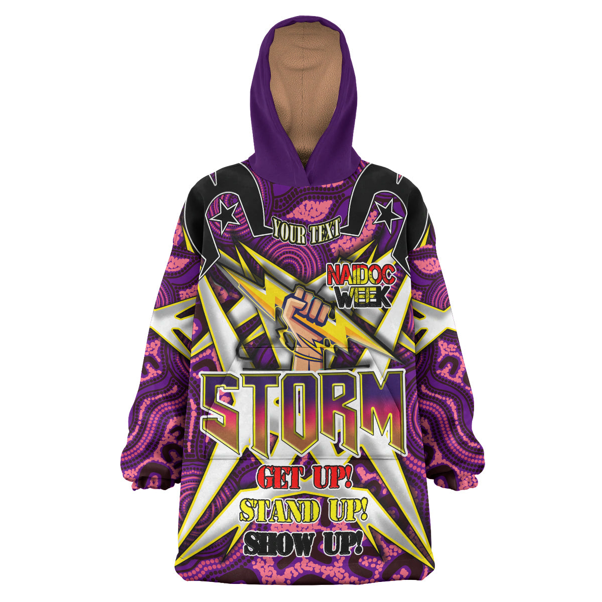 storm-rugby-snug-hoodie-custom-naidoc-week-storm-hand-thunder-with-aboriginal-pattern-get-up-stand-up-show-up-oodie-blanket