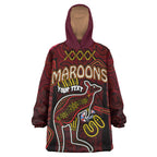 maroons-rugby-snug-hoodie-custom-qld-maroons-kangaroo-with-aboriginal-culture-oodie-blanket