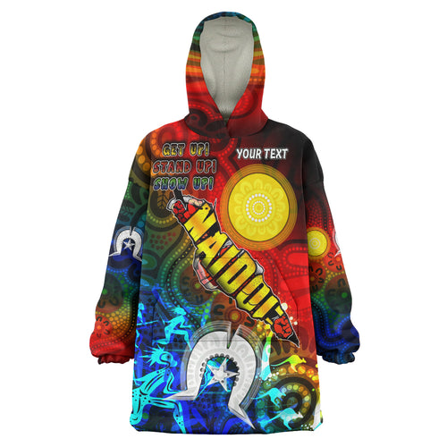 australia-naidoc-week-2023-wearable-blanket-hoodie-custom-naidoc-aboriginal-inspired-dot-art-painting-with-hunting-get-up-stand-up-show-up-wearable-blanket-hoodie