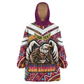 sea-eagles-rugby-snug-hoodie-custom-eagle-strong-with-aboriginal-patterns-oodie-blanket