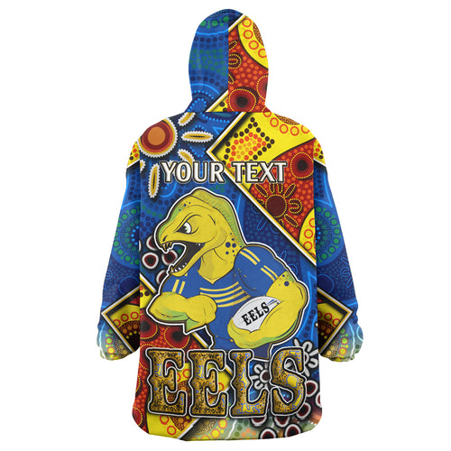 eels-rugby-snug-hoodie-custom-eels-rugby-ball-with-aboriginal-art-personalised-player-and-number-oodie-blanket
