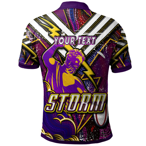 storm-rugby-polo-shirt-custom-storm-and-thunder-aboriginal-style-of-dot-background-personalised-player-and-number-polo-shirt