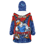 roosters-rugby-snug-hoodie-custom-rooster-with-rugby-ball-aboriginal-dot-painting-personalised-player-and-number-oodie-blanket