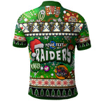 raider-rugby-christmas-polo-shirt-custom-xmas-raider-christmas-balls-snowflake-with-aboriginal-patterns-polo-shirt