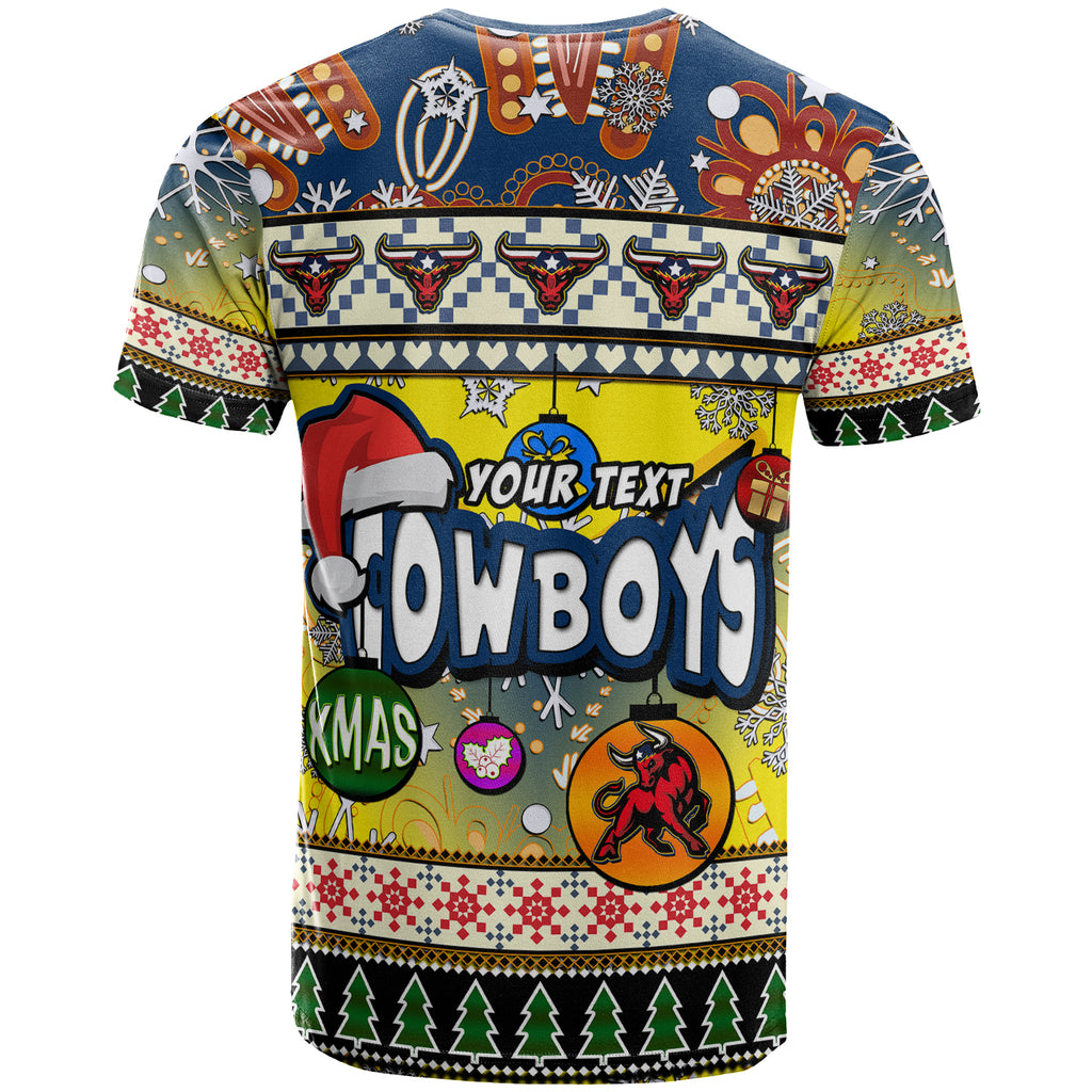 cowboys-rugby-christmas-t-shirt-custom-xmas-cowboys-christmas-balls-snowflake-with-aboriginal-patterns-t-shirt