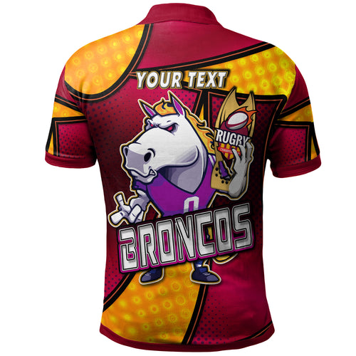 broncos-rugby-polo-shirt-custom-broncos-horse-rugby-nrl-grand-final-with-dot-painting-personalised-player-and-number-polo-shirt