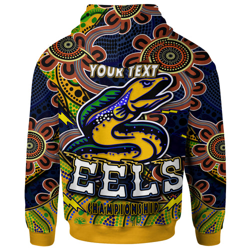 nrlw-eels-rugby-hoodie-custom-eels-womens-rugby-league-with-aboriginal-style-player-and-number-hoodie