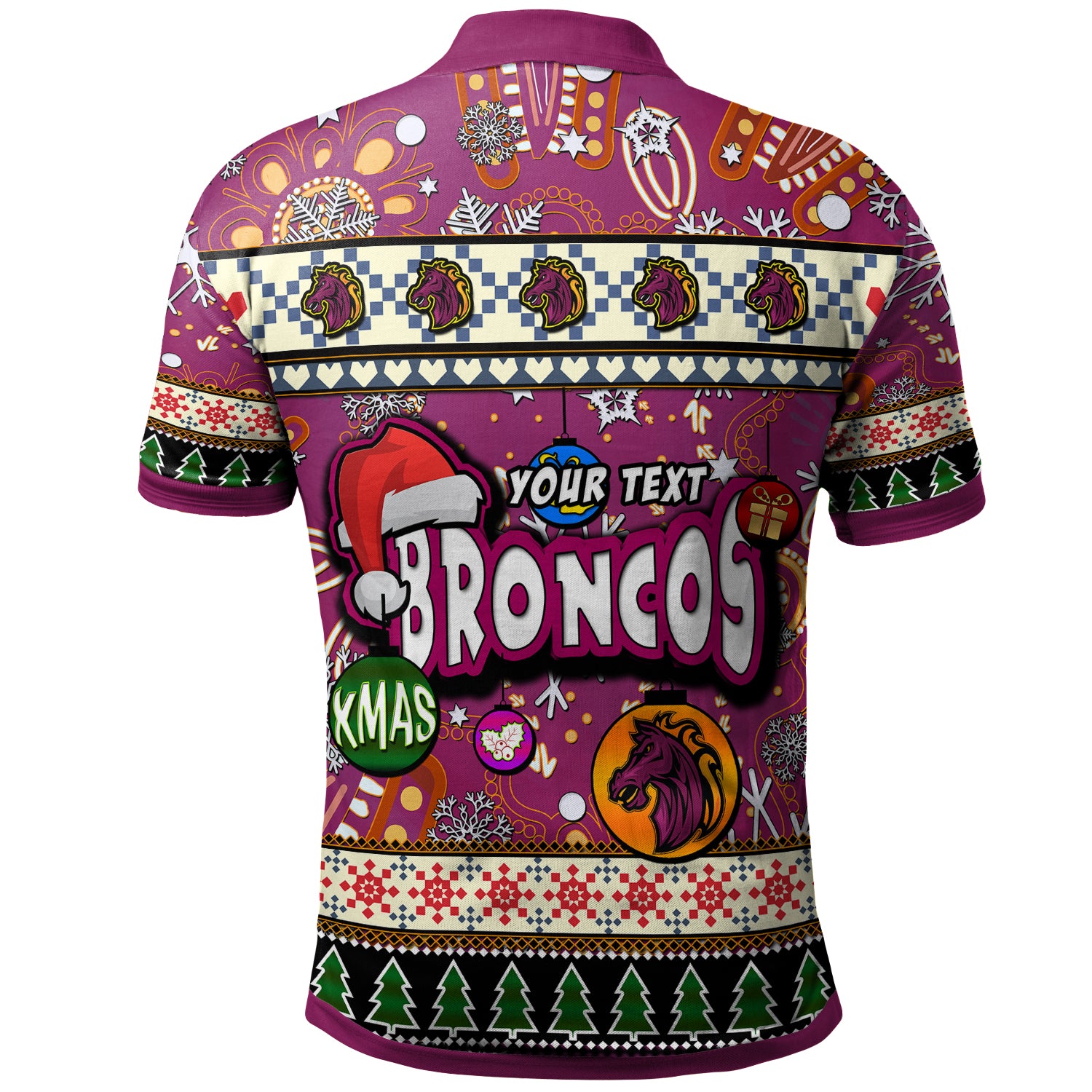 broncos-rugby-christmas-polo-shirt-custom-xmas-broncos-christmas-balls-snowflake-with-aboriginal-patterns-polo-shirt