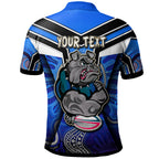 bulldogs-rugby-polo-shirt-custom-bulldog-rugby-ball-with-aboriginal-pattern-personalised-player-and-number-polo-shirt