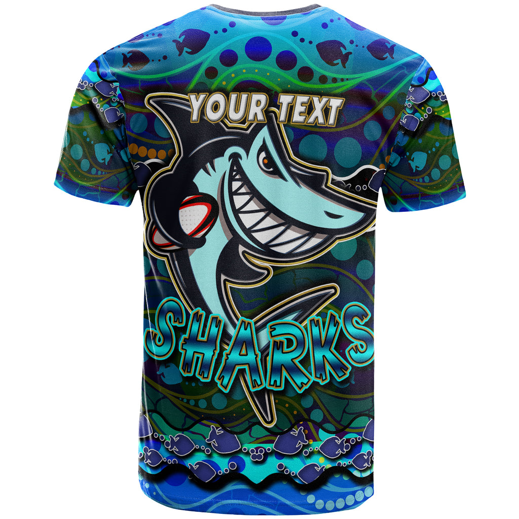 sharks-rugby-t-shirt-custom-sharks-rugby-with-fish-aboriginal-style-personalised-player-and-number-t-shirt
