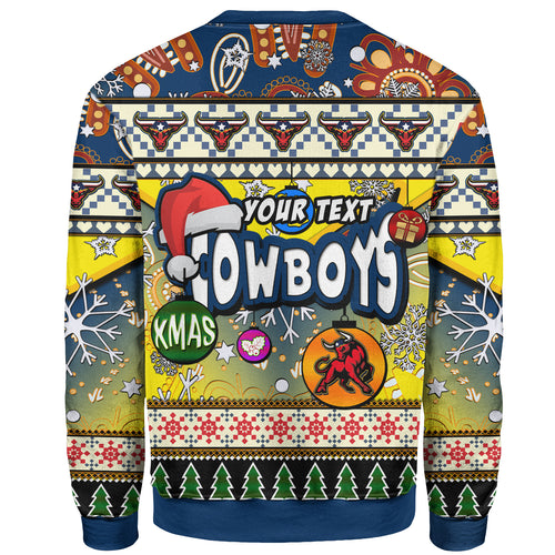 cowboys-rugby-christmas-sweatshirt-custom-xmas-cowboys-christmas-balls-snowflake-with-aboriginal-patterns-sweatshirt