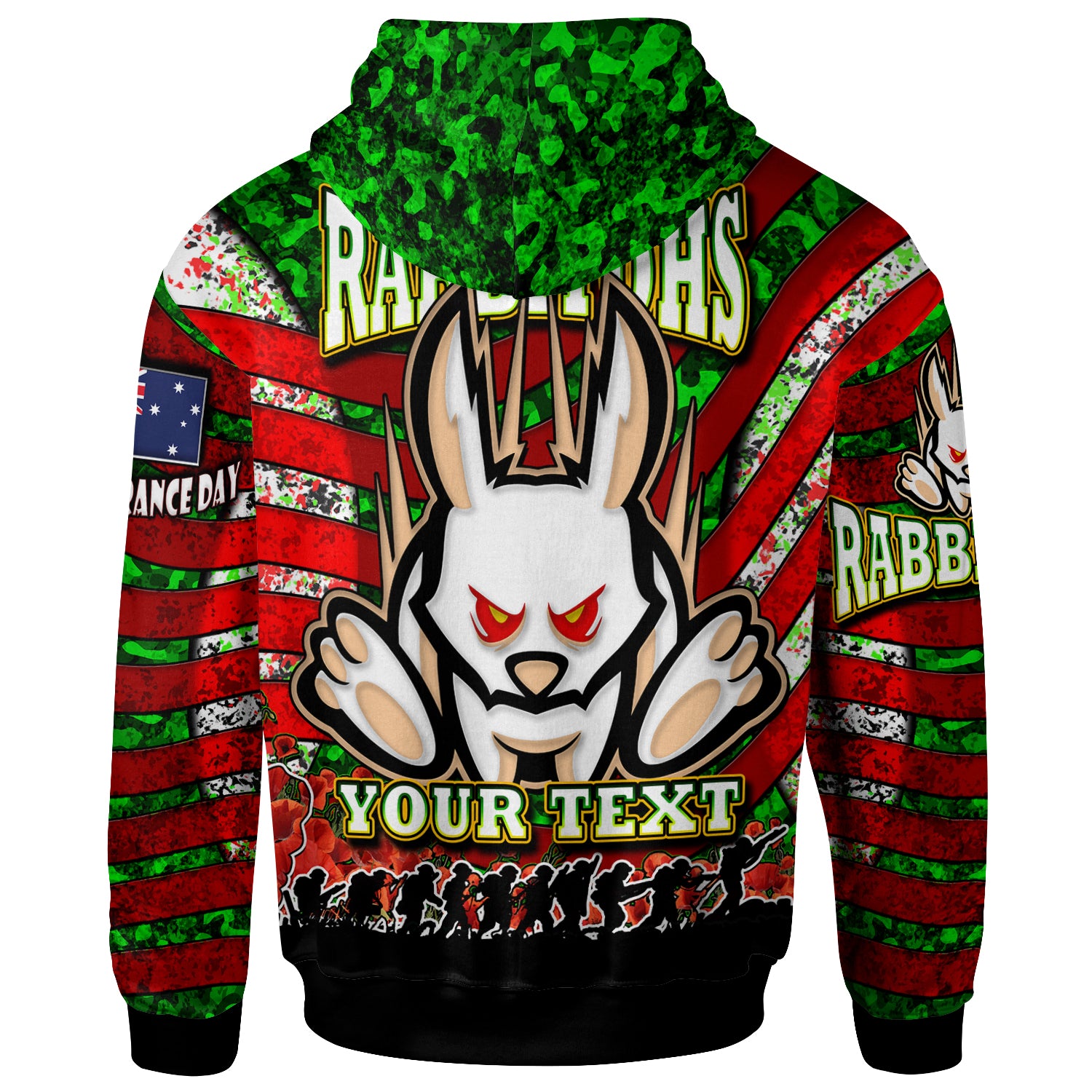 rabbitohs-rugby-hoodie-custom-rabbitohs-remembrance-day-and-poppies-hoodie